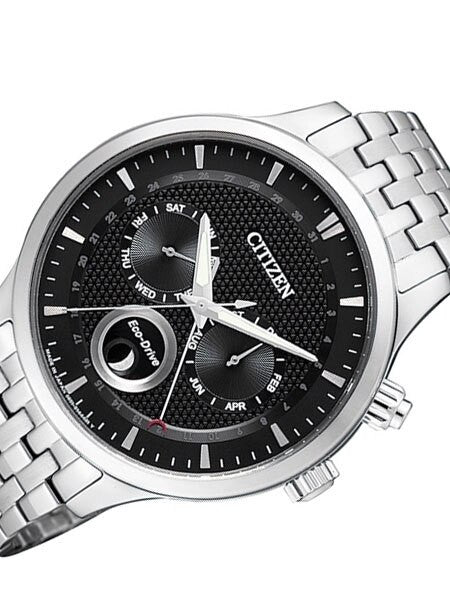 Citizen Eco-Drive Calendar Watch with Pointer Date, Sapphire Crystal #AP1050-56E