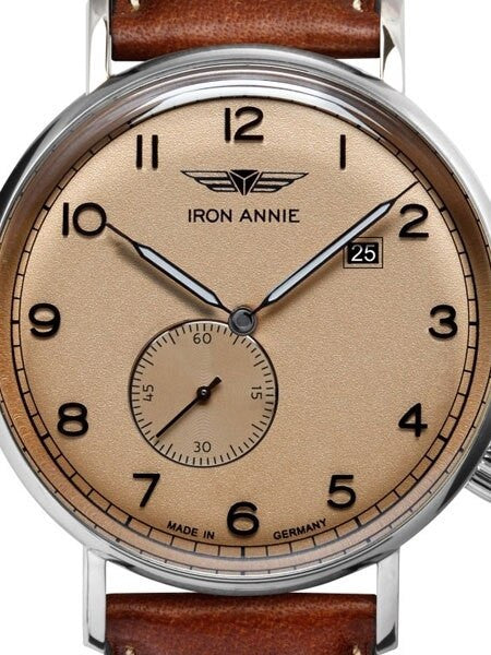 Iron Annie Amazonas Impression Swiss Quartz Dress Watch with Small Seconds, Date #5934-3