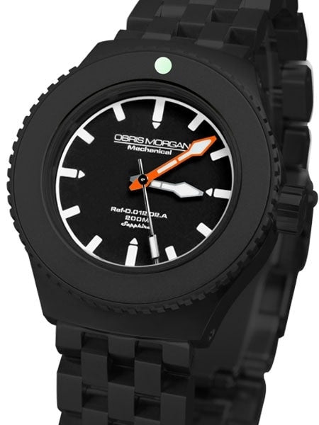 Obris Morgan Nevon Automatic Black Dial PVD Watch with Robust Bracelet #NEVON-BPBO