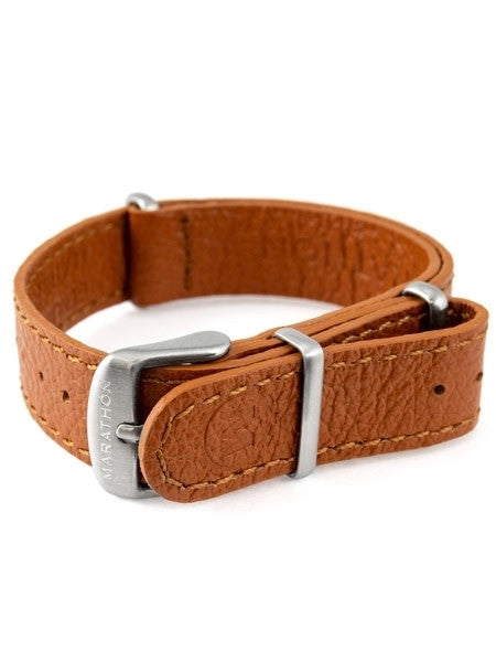 Marathon 16mm Leather One-Piece Strap #WW005012