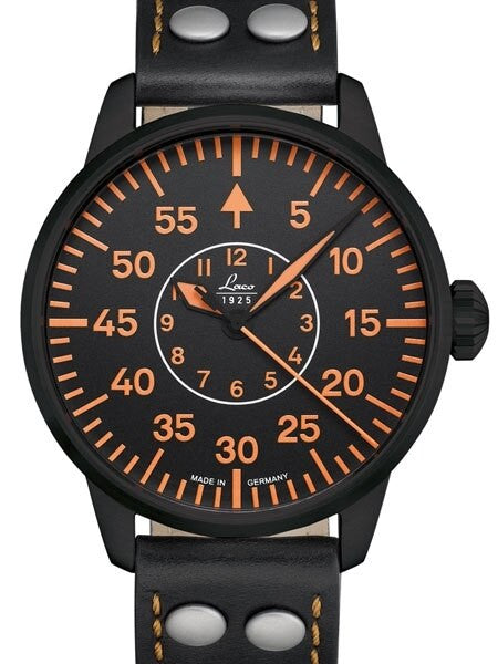 Laco Mantua Type B Dial Automatic Pilot Watch with Sapphire Crystal #861966PVD