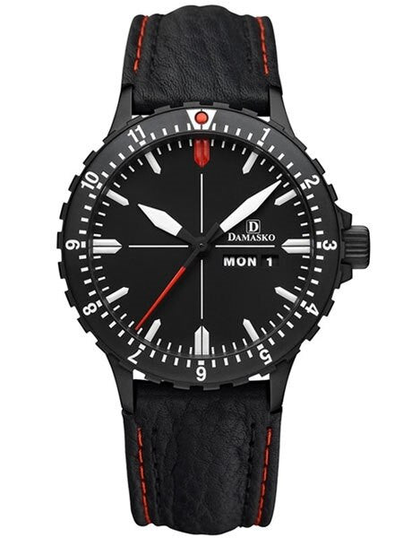 Damasko Swiss ETA Automatic with a Rotating 12-Hour Bezel and Stainless Steel Case #DA44BK