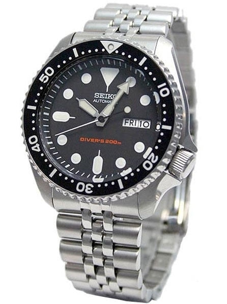 Scratch and Dent - Seiko Automatic Dive Watch with Stainless Steel Bracelet #SKX007K2 25