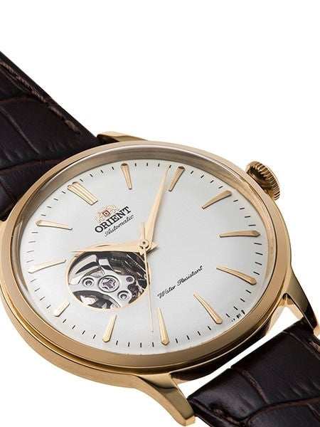 Orient Open-Heart Automatic Dress Watch with White Dial #RA-AG0003S10A