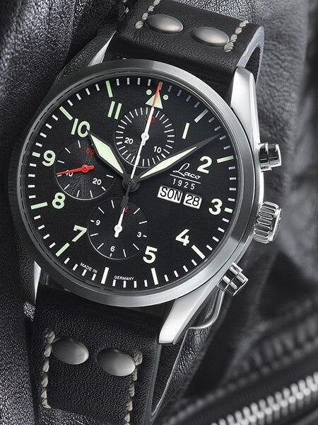 Laco Monte Carlo Valjoux 7750 Swiss Automatic Chronograph with Sapphire Crystal #861815