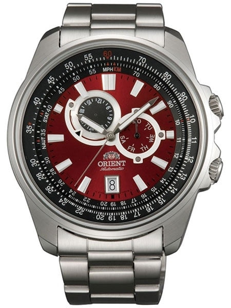 Orient Apex 21-Jewel Automatic Sport Watch with 24-Hour Sub-Dial, 45mm SS Case #ET0Q003H