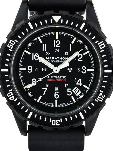 Marathon GSAR Anthracite Automatic Military Divers Watch #WW194006BK