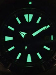 Seiko Samurai Prospex Automatic Dive Watch with Black Dial and Stainless Steel Bracelet #SRPF03