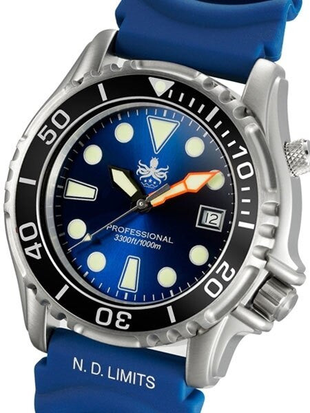 PHOIBOS 1000-Meter Ocean Master Quartz Dive Watch with Sapphire Crystal #PX005B