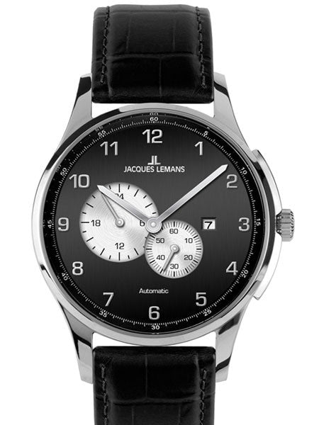 Jacques Lemans 44mm London Automatic Watch with a 24 Hour Sub-Dial #1-1731A