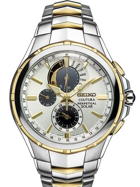 Seiko Coutura Solar Chronograph with Perpetual Calendar, Alarm #SSC560