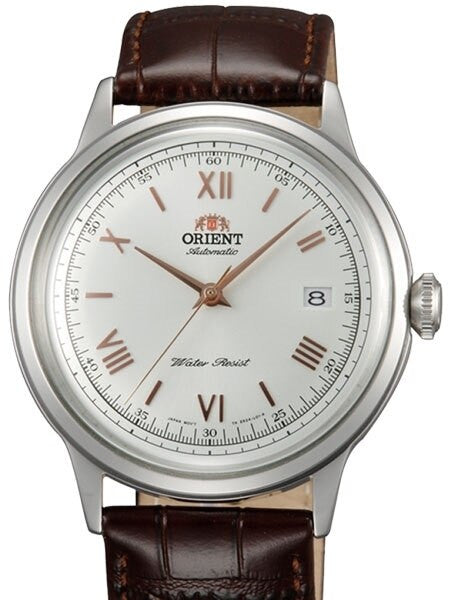 SCRATCH AND DENT - Orient Bambino Automatic Dress Watch with White Dial, Roman Numeral Markers #ER2400BW