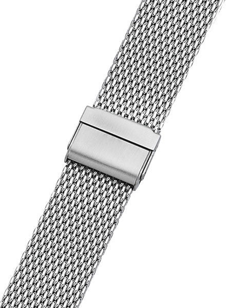 Vollmer Polished Mesh Bracelet with Easy Adjust Push Buckle #13082H4 (22mm)