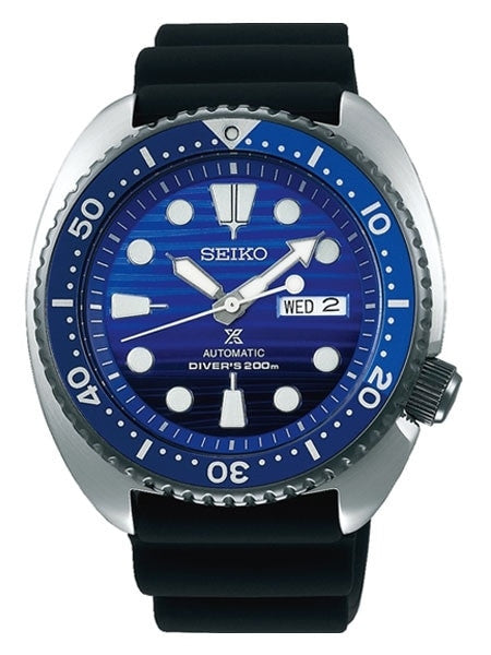 Seiko Save the Ocean Prospex Turtle Automatic Dive Watch with Silicone Dive Strap #SRPC91