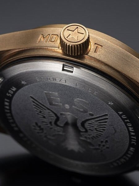 AVI-8 Flyboy Eagle Squadron Bronze Pilot Watch with an Automatic Movement, AR Sapphire Crystal  #AV-4071-03