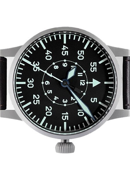 Laco 55mm, Replica Type B Dial Swiss Mechanical Pilot Watch with Sapphire Crystal #861930