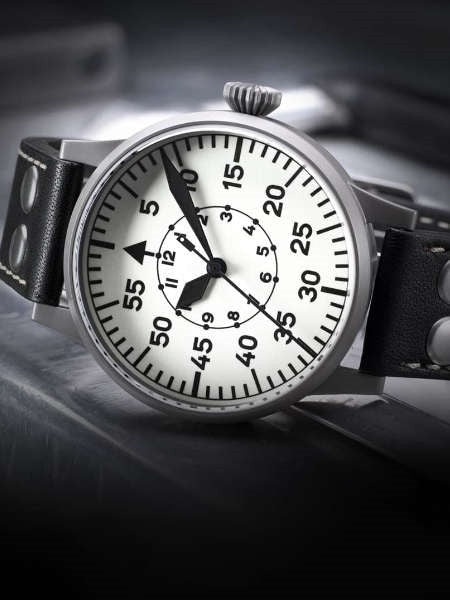Laco Wien Pilot watch, Swiss Automatic, Type-B Luminous Dial #861893