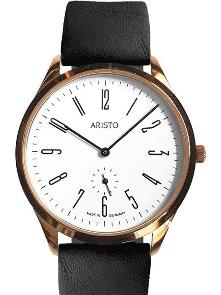 Aristo Bauhaus Style Watch with Swiss Ronda Quartz Movement #0H16