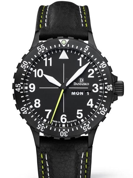 Damasko Swiss ETA Automatic with a 60-minute Bezel and Black Ion Stainless Steel Case #DA46BK