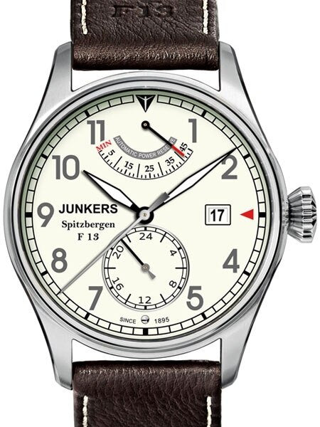 Junkers Spitzbergen F13, Power Resverve Automatic, Luminous Dial, Sapphire Crystal #6160-5