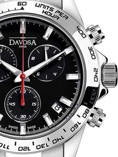 Davosa Speedline Quartz Chronograph Watch with 30 Minute Stopwatch #16347055