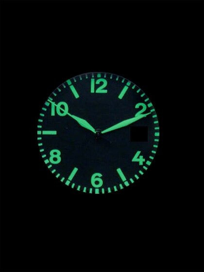 Aristo 4H230 Black Dial Swiss Automatic Cushion Case Officer's Watch