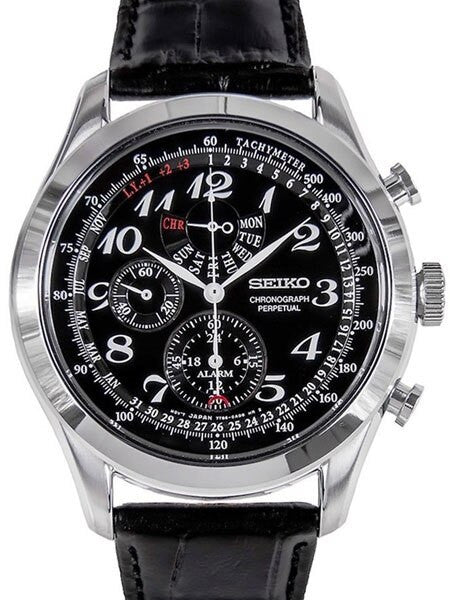 Seiko Neo Classic Chronograph with Perpetual Calendar, Alarm #SPC133P1