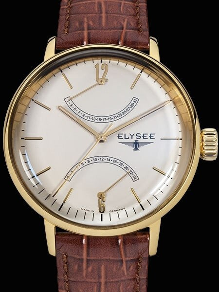 Elysee 42mm Sithon Quartz Dress Watch with GMT and Date Sub-Dials #13271