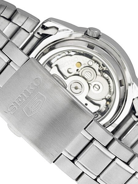 Seiko 5 Automatic Blue Dial Watch with Stainless Steel Bracelet #SNKK27