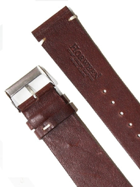 Horween Vintage Style Brown Calfskin Leather with Matching Lining and Hand-Stitching #INS-HOR02