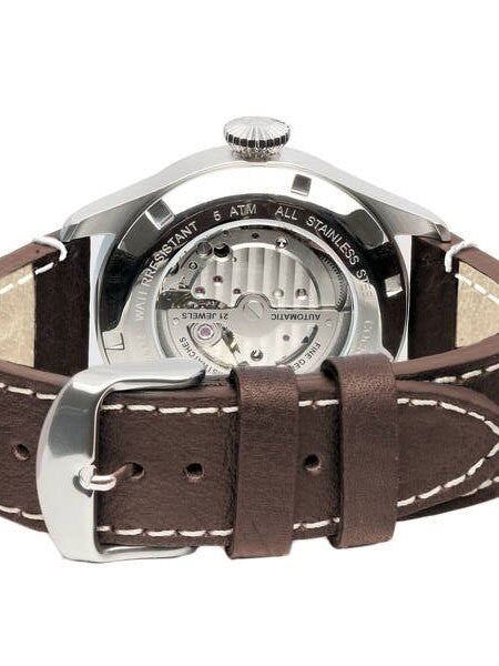 Iron Annie 42mm Cockpit Automatic Watch with Day and Date #5164-2