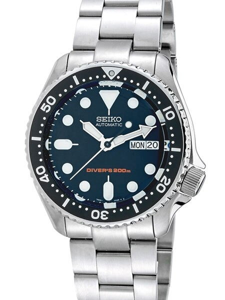 Seiko SKX007 Divers Watch Strapcode Super-O "Boyer" Edition with a Domed AR Sapphire Crystal #SKX007