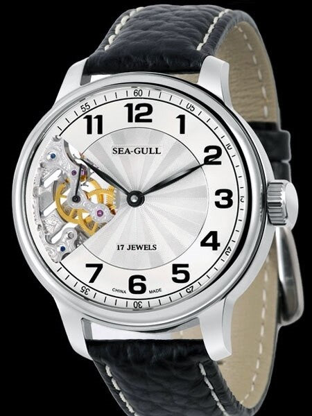 Sea-Gull 45mm Semi-Skeleton Hand Winding Mechanical Watch #M222SK