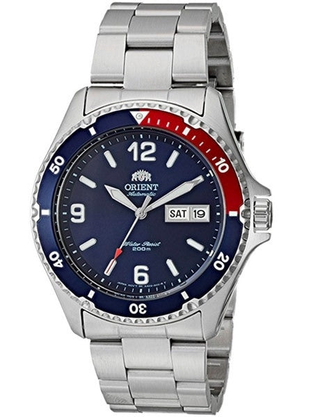 Orient Pepsi-Style Automatic Dive Watch with SS Bracelet #AA02009D