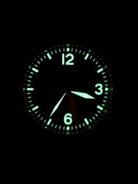Aviator 45mm Mechanical, Hand Wind Watch with SuperLuminova Hands and Markers #6975645B