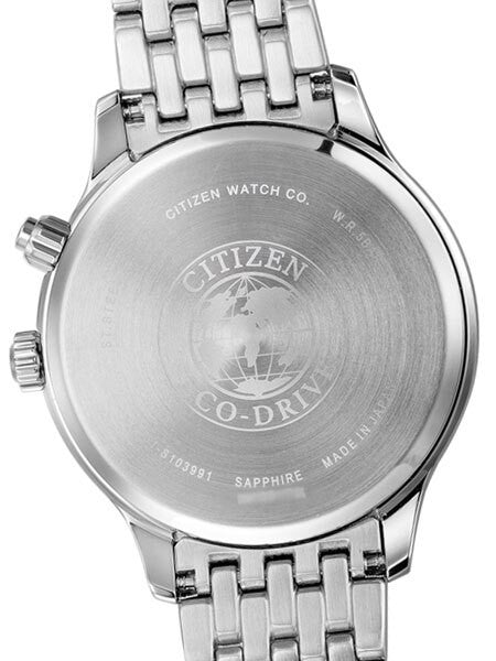 Citizen Eco-Drive Calendar Watch with Pointer Date, Sapphire Crystal #AP1050-56L