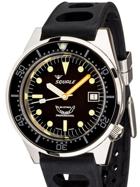 Squale 500 meter Professional Swiss Automatic Dive watch with Sapphire Crystal #1521-026-A