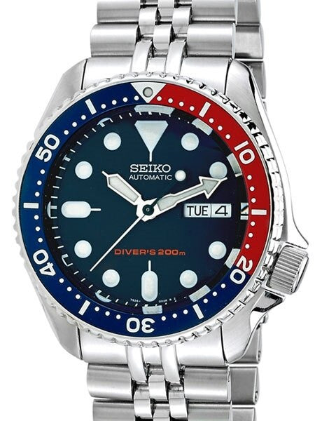 Scratch and Dent - Seiko SKX009 Divers Watch Strapcode Super-J "Louis" Edition with a Domed AR Sapphire Crystal #SKX009