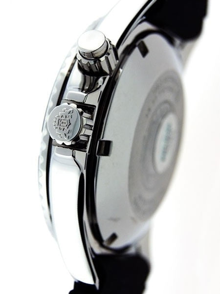 Orient Ray Black Dial 21-Jewel Automatic Dive Watch on Rubber Strap #EM6500BB