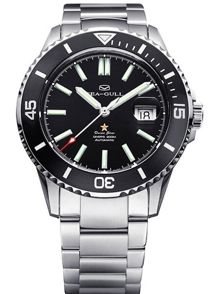 Sea-Gull 44mm Ocean Star Automatic with Ceramic Bezel, Sapphire Crystal #416.22.1201