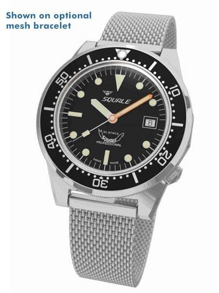 Squale 500 meter Professional Swiss Automatic Dive watch with Sapphire Crystal #1521-026-A