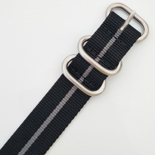3-Ring Nylon Tactical Field Strap with Matte Finish Steel Buckle #TFS-22-SS