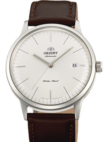 Orient V3 Automatic Dress Watch with White Dial, Applied Silver Hour Markers #ER2400MW