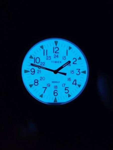 Timex 40mm MK1 Quartz Watch with Black Dial and INDIGLO Night-Light #TW2R37400VQ
