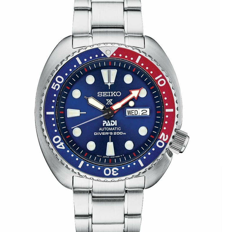 Seiko Special Edition Prospex PADI Automatic Dive Watch with Stainless Steel Bracelet #SRPE99