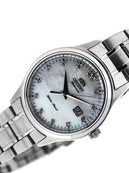 Orient Charlene Women's Automatic Dress Watch with MOP Dial and Crystal Hour Markers #NR1Q004W