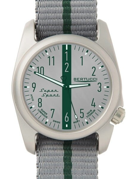 Bertucci A-2T Grey Dial Super Sport Titanium Watch with Sapphire Crystal #12064