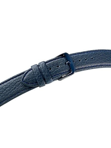 Di-Modell Sport Waterproof Navy Blue Leather Watch Strap #167506