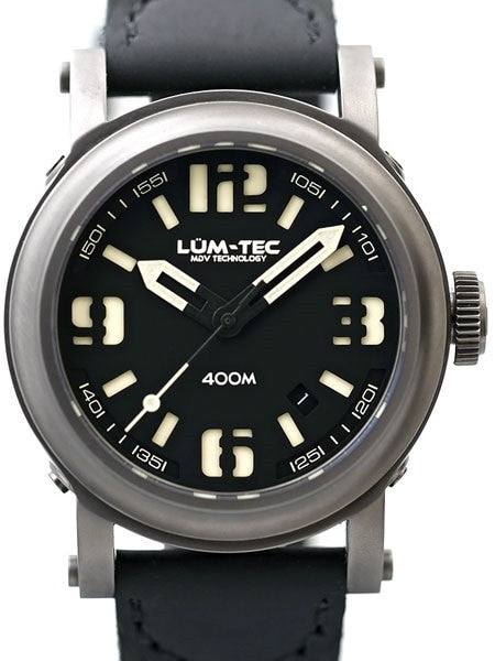 Lum-Tec 42mm High-Beat Automatic Watch with AR Sapphire Crystal #400M-1