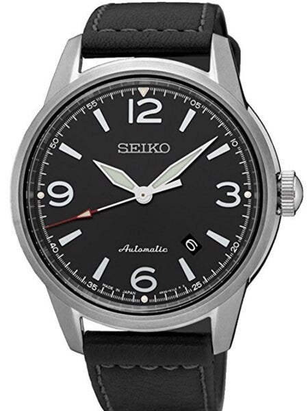 Seiko Presage Automatic Dress Watch with 42mm Case and Black Dial #SRPB07J1